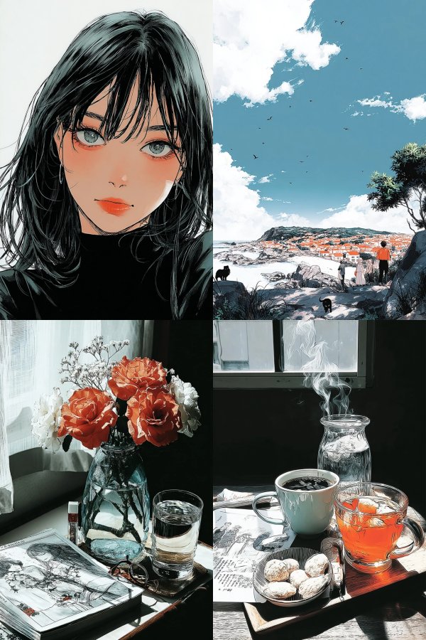 Anime Aesthetic Mood Board
