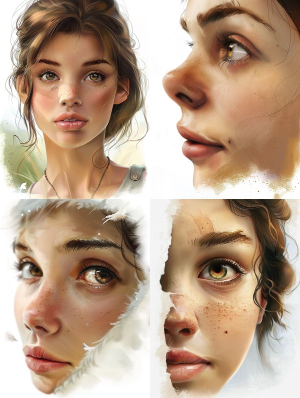 Ethereal Sun-Kissed Portrait