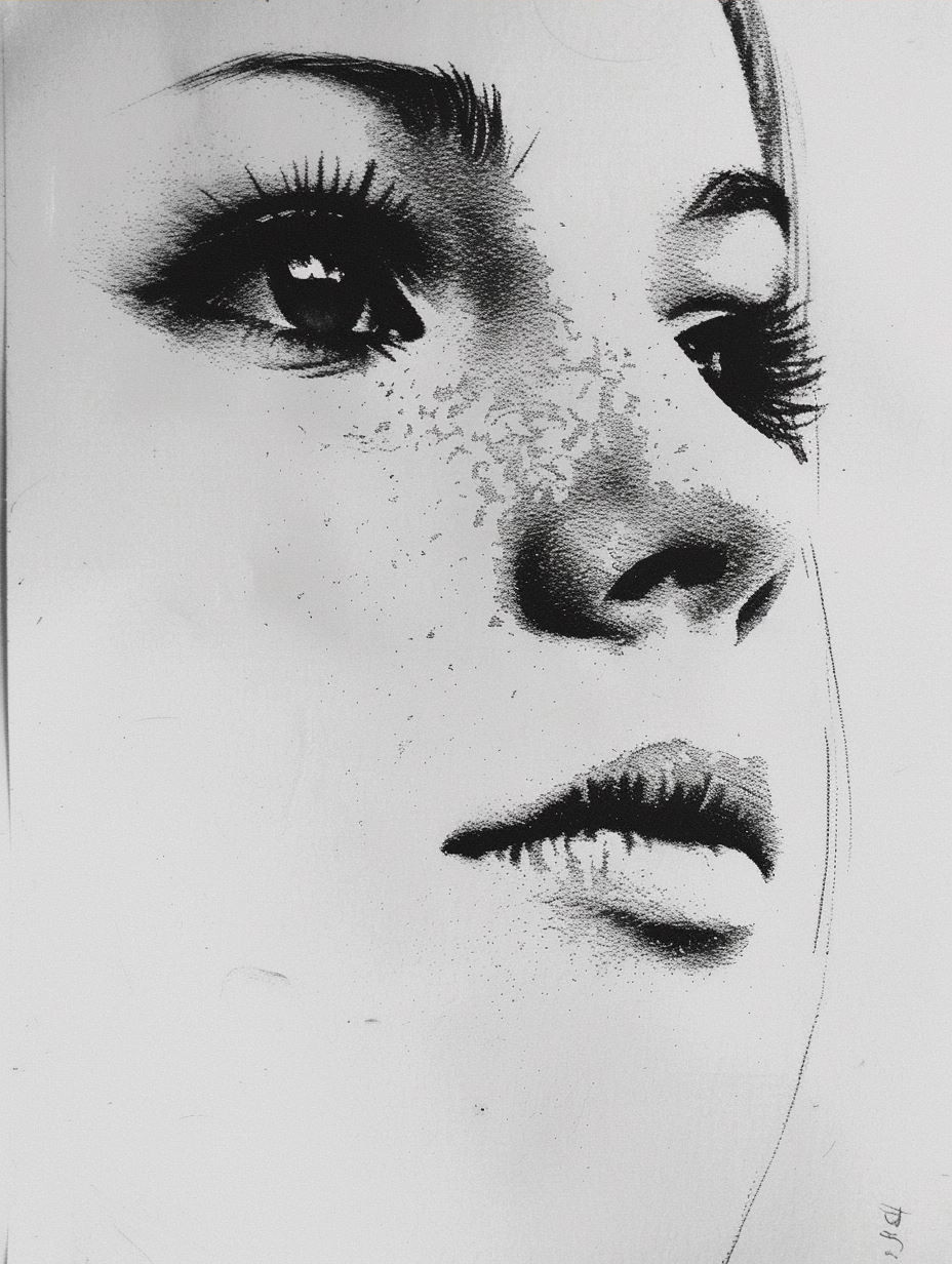 Fragmented Feminine Portrait Studies - Image 3