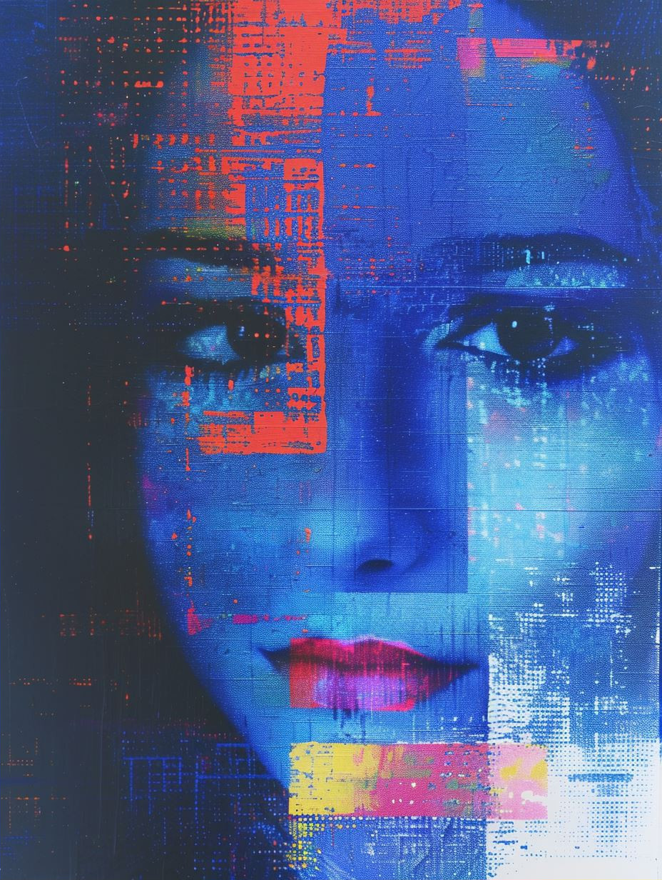 Fragmented Neon Soul Portraits - Image 2