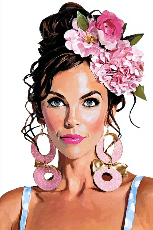 Floral Glamour Portrait