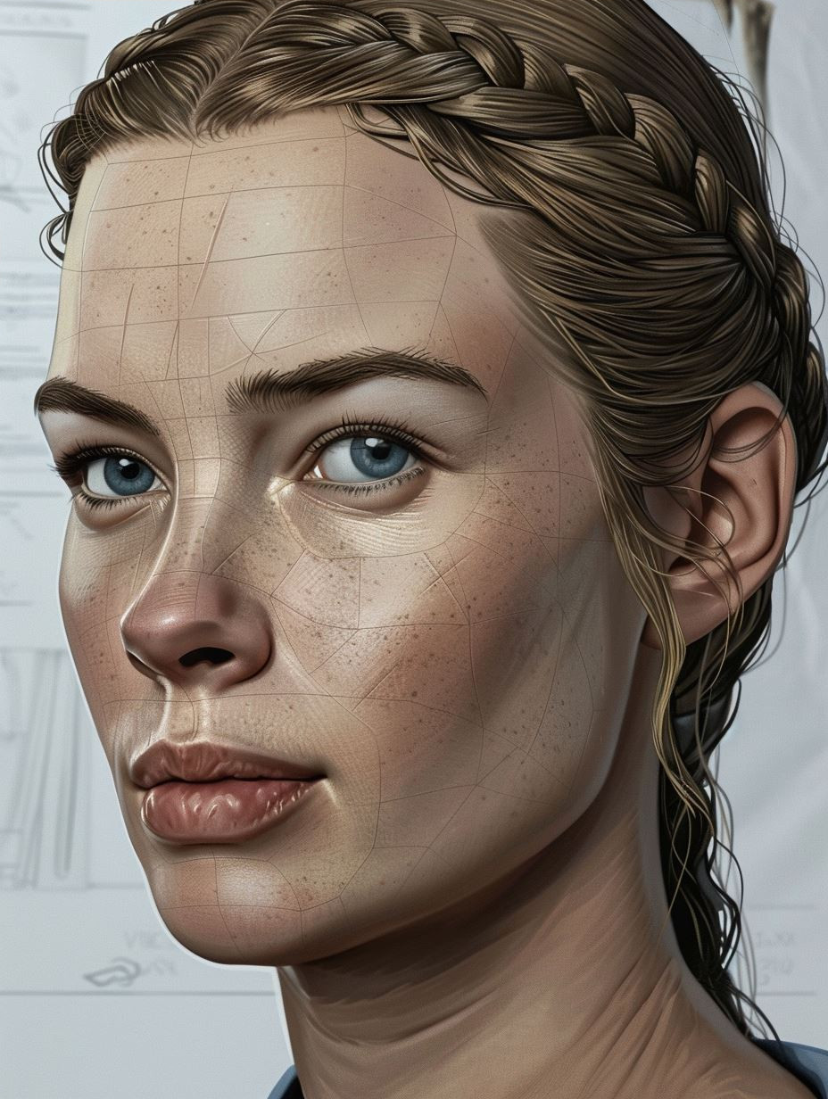 Digital Portraits of a Freckled Woman - Image 4