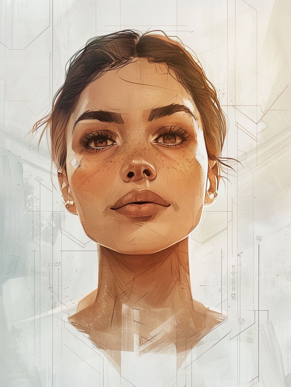 Digital Soul Concept Portrait
