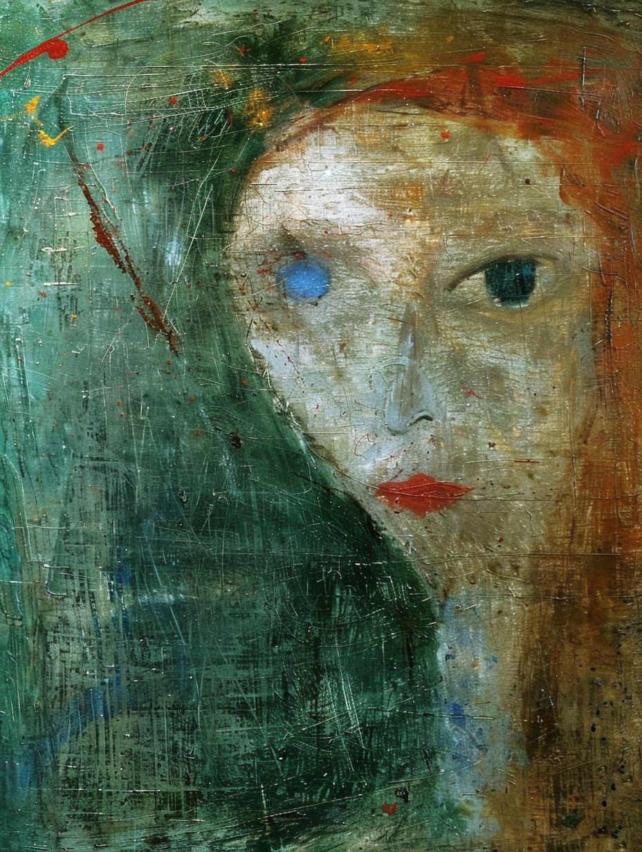Fragmented Echoes of Ethereal Faces - Image 1