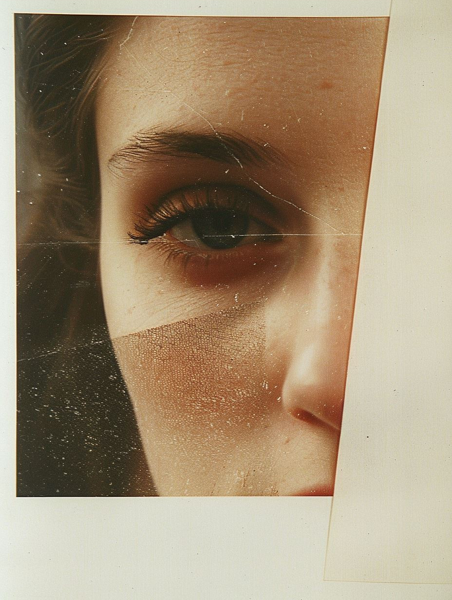 Vintage Grainy Portrait Study - Image 3
