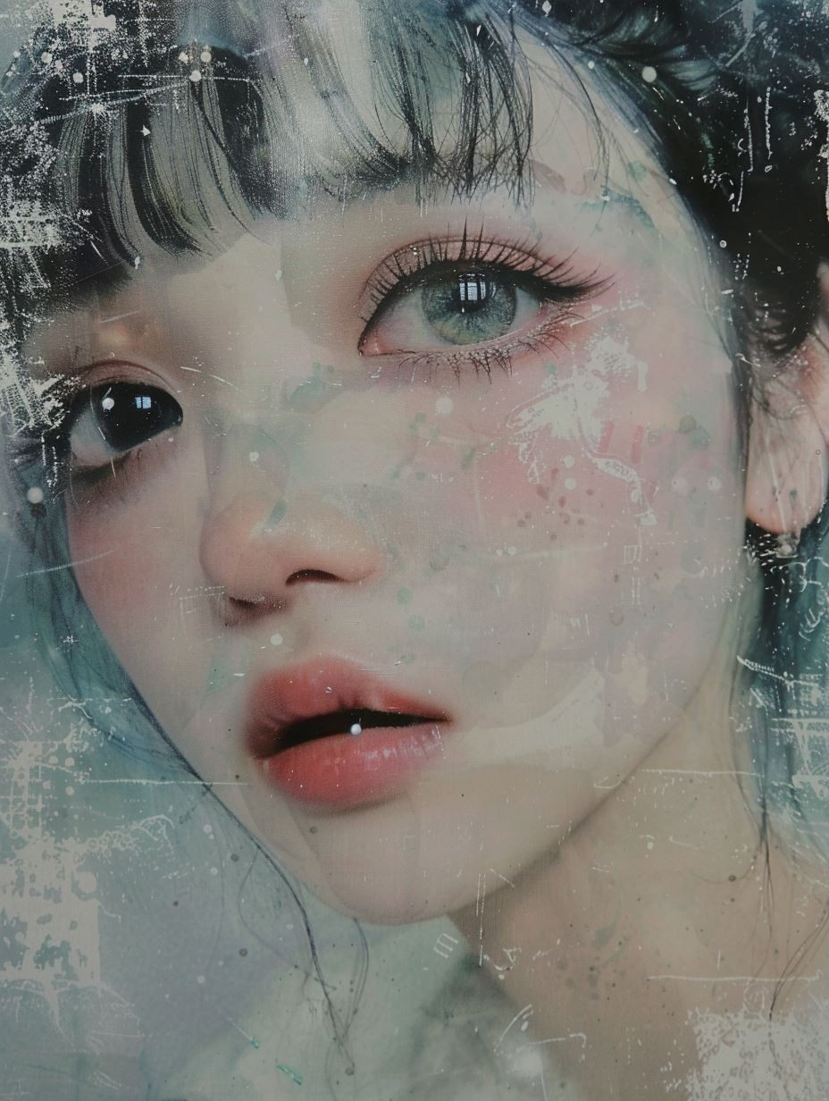 Ethereal Dreamy Portrait Collage - Image 3