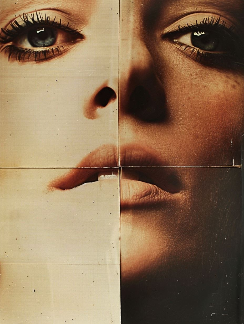 Vintage Cinematic Collage Portraits - Image 2