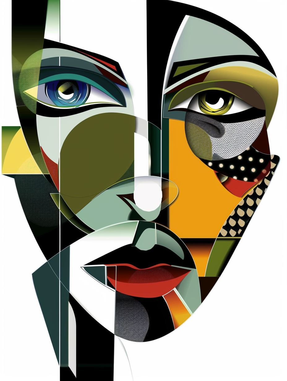 Fragmented Faces of Modern Cubism - Image 1