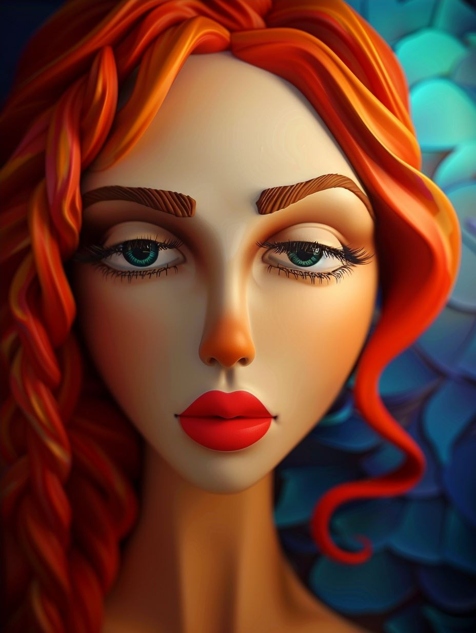 Velvet Dream Portrait - Image 4