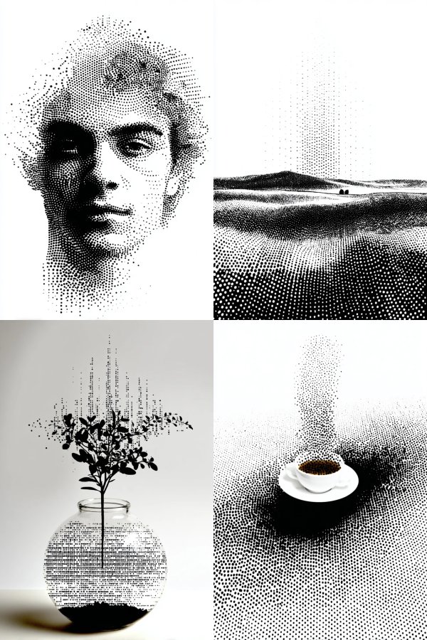 Digital Dissolution: A Study in Stippling