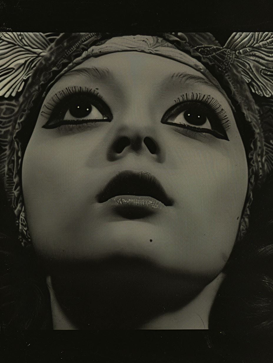 Vintage Noir Cinematic Gaze