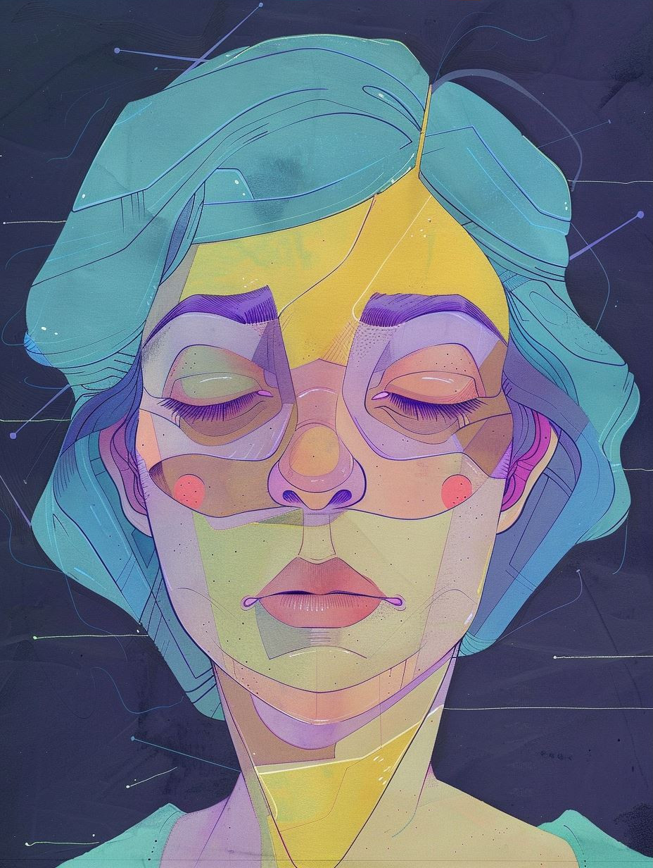 Prismatic Digital Portrait Study - Image 3