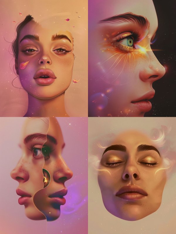 Ethereal Visions of Feminine Beauty