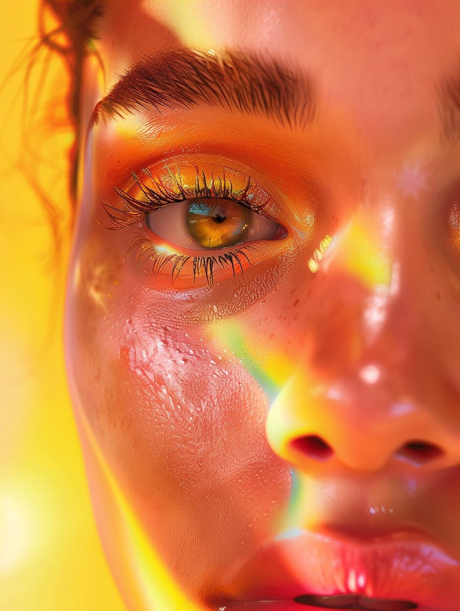 Golden Hour Glow Beauty Collage - Image 3