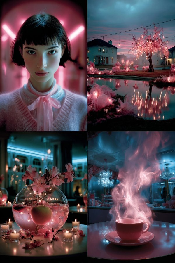 Dreamy Pink Surrealist Visions