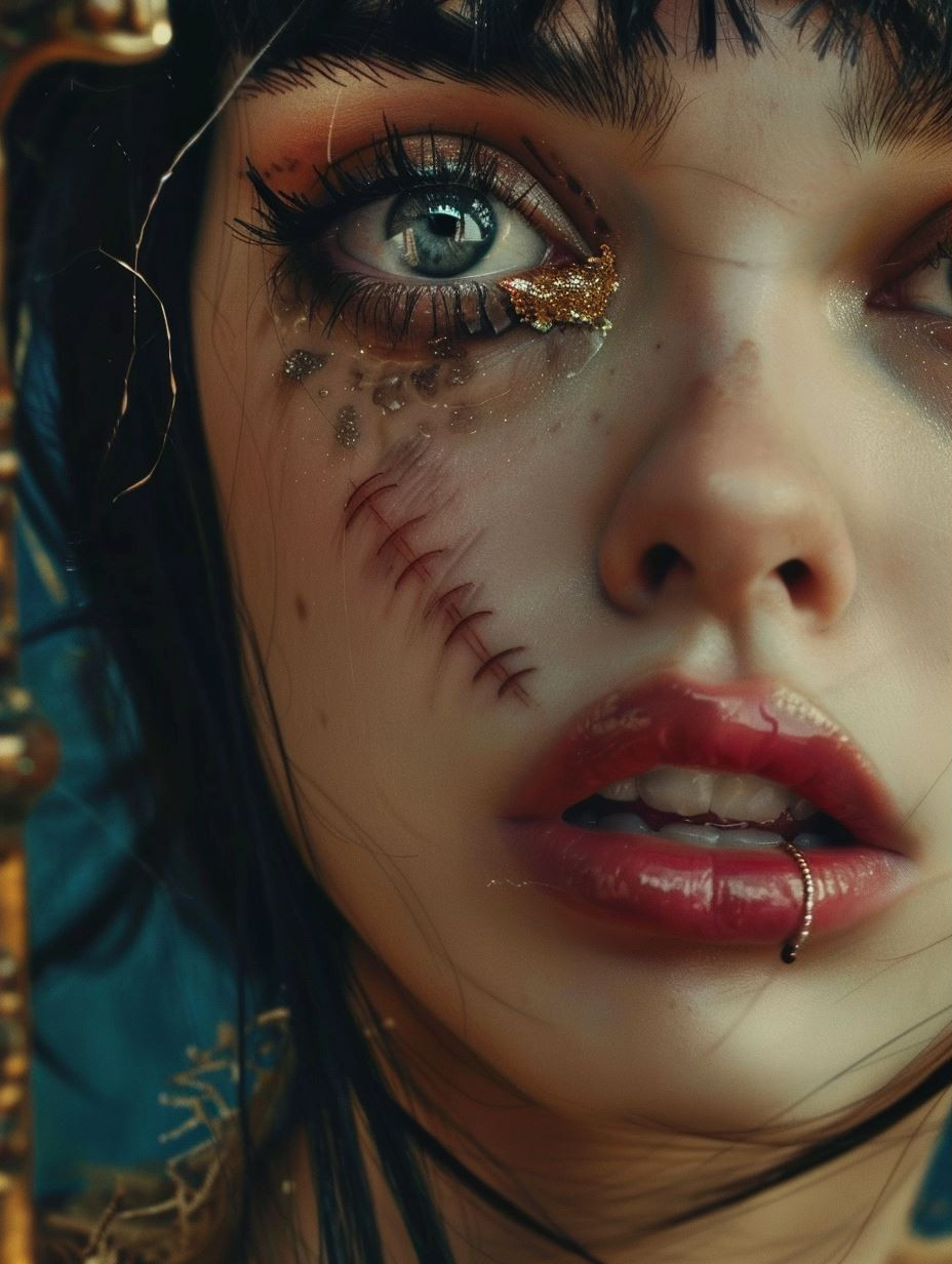 Gilded Scar Surrealism - Image 1