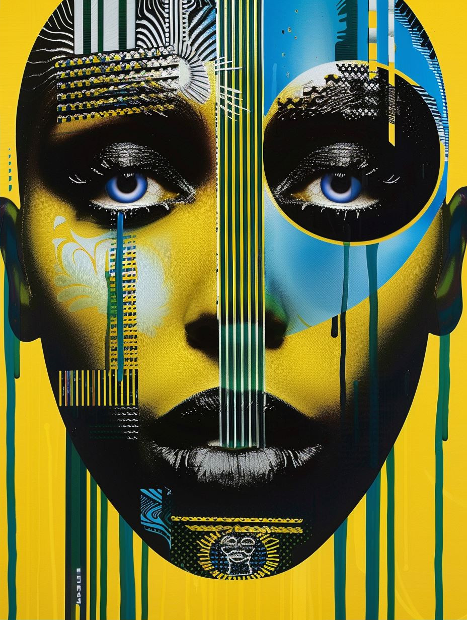 Fragmented Digital Portraiture Fusion - Image 2