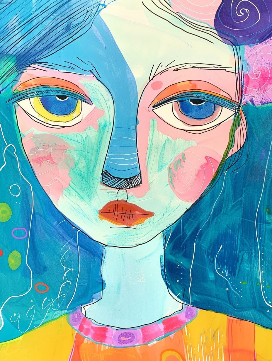 Abstract Portraits of Ethereal Faces - Image 2