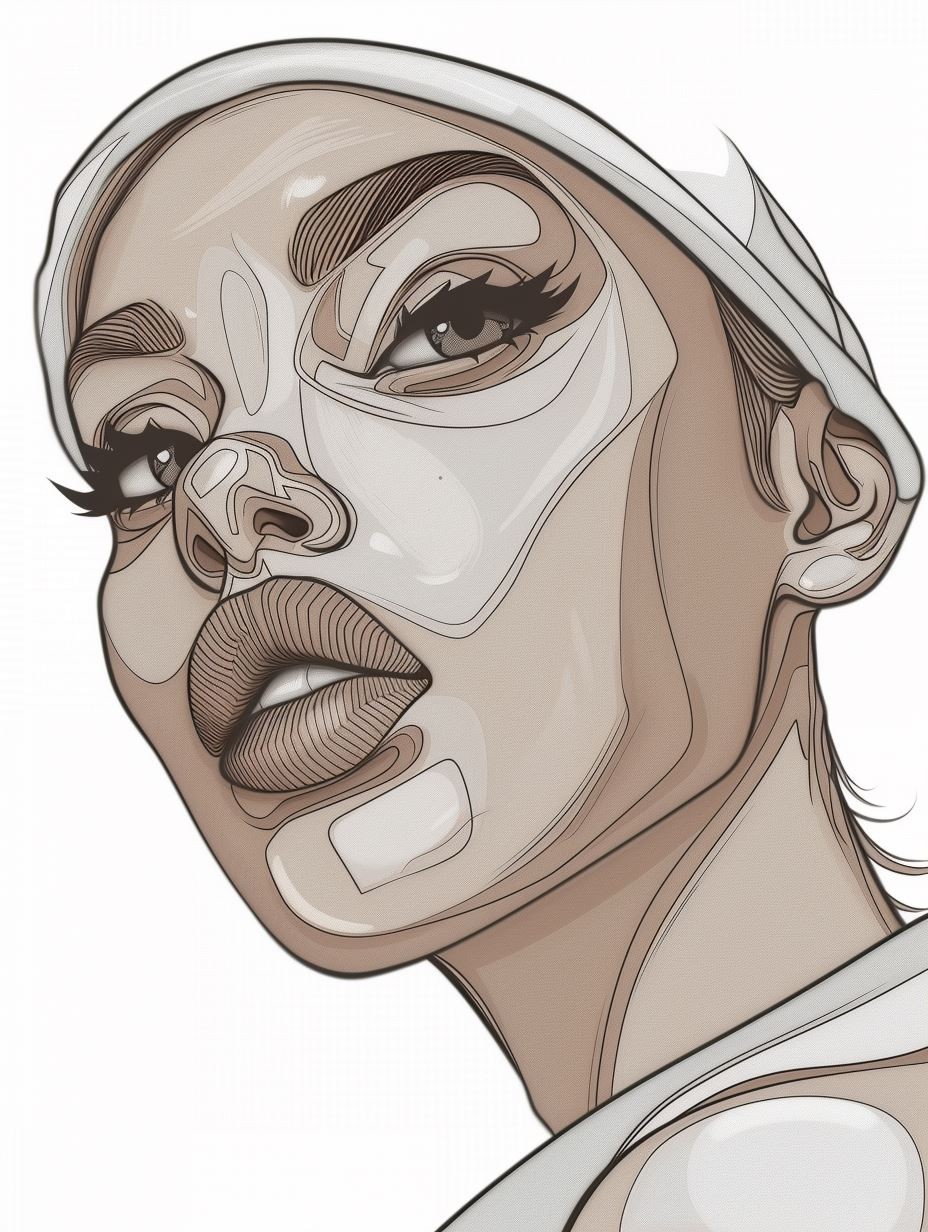 Liquid Chrome Portrait Study
