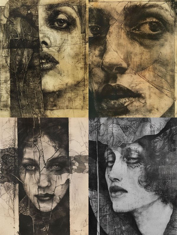 Fragmented Soul in Ink
