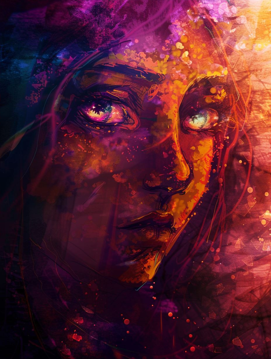 Ethereal Ember Soul Portrait - Image 4