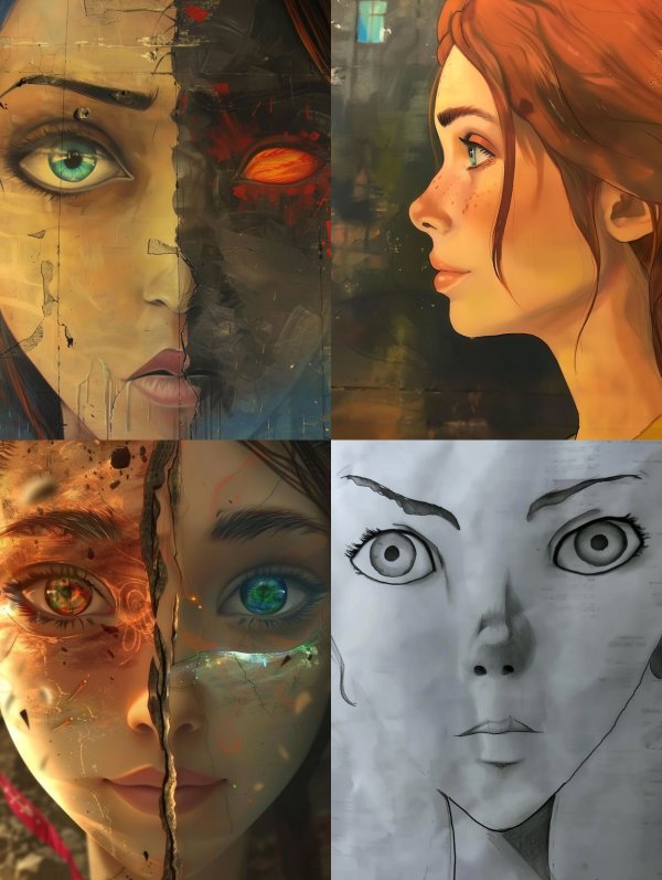 Ethereal Portraits of Fragmented Souls