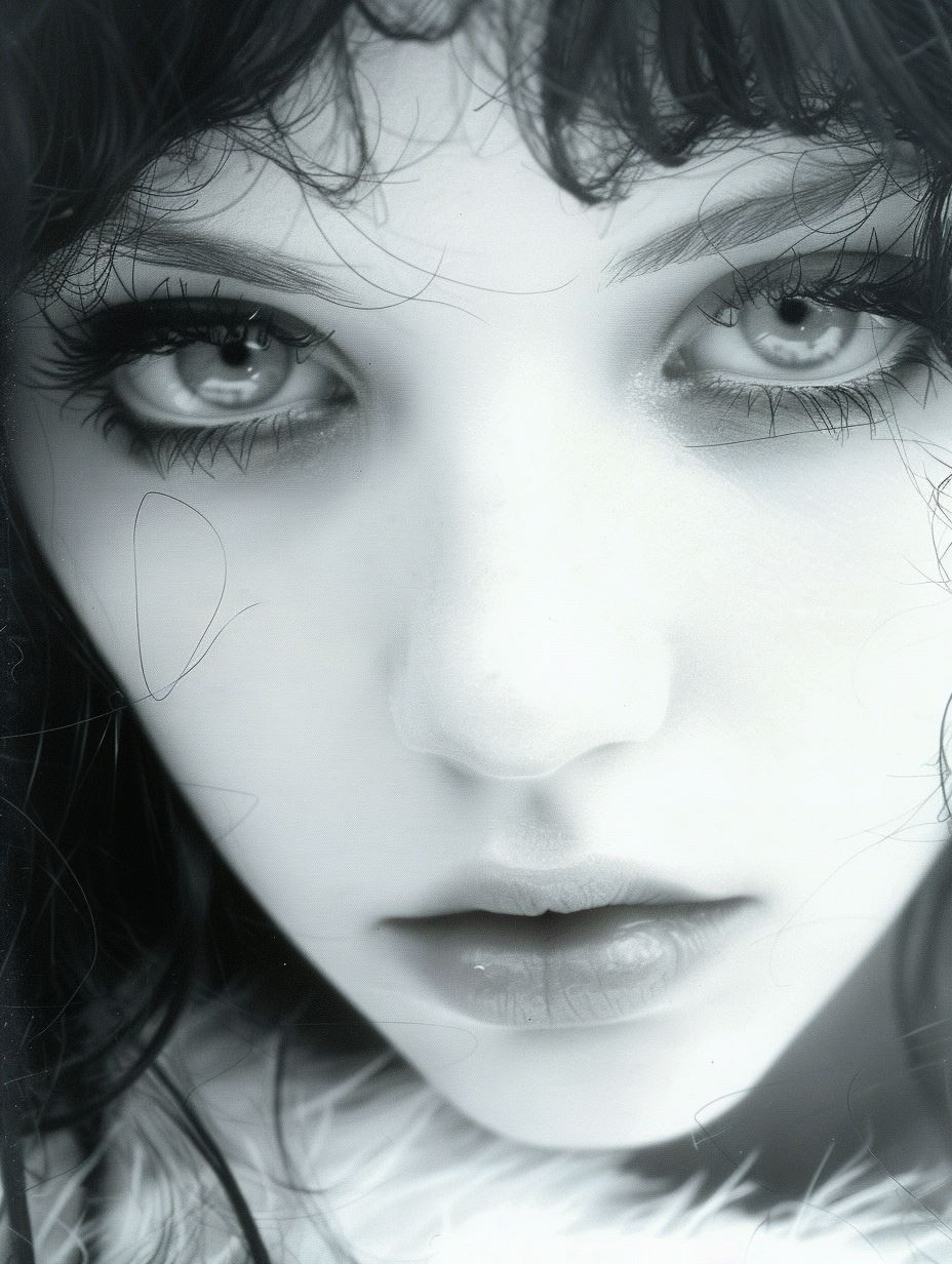 Haunting Gazes in Monochrome - Image 3