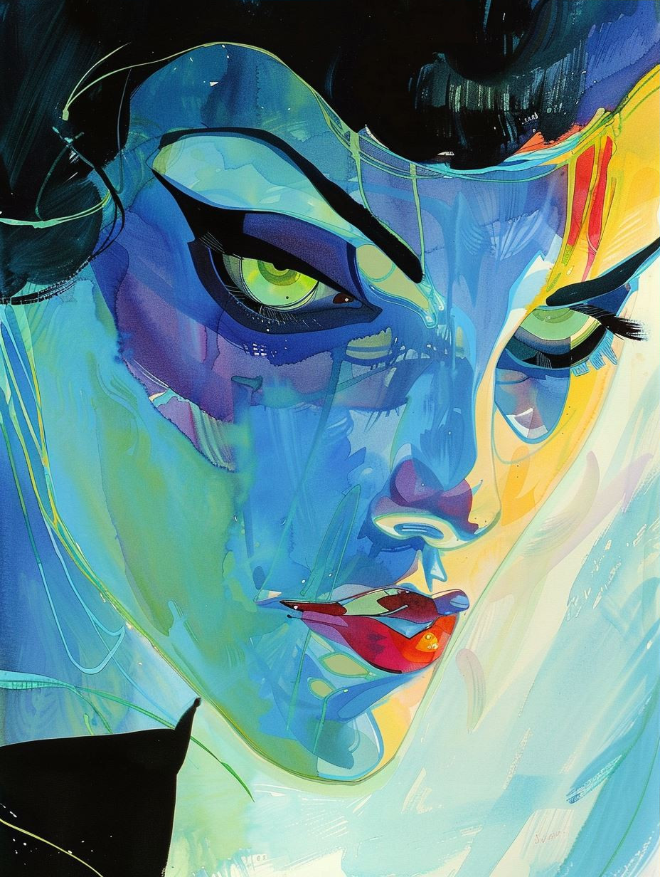 Neon Dreams: Four Faces of Color - Image 3