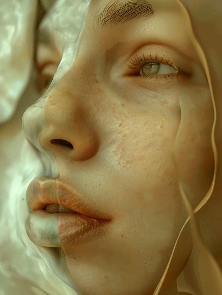 Ethereal Sculpted Marble Visages - Image 3