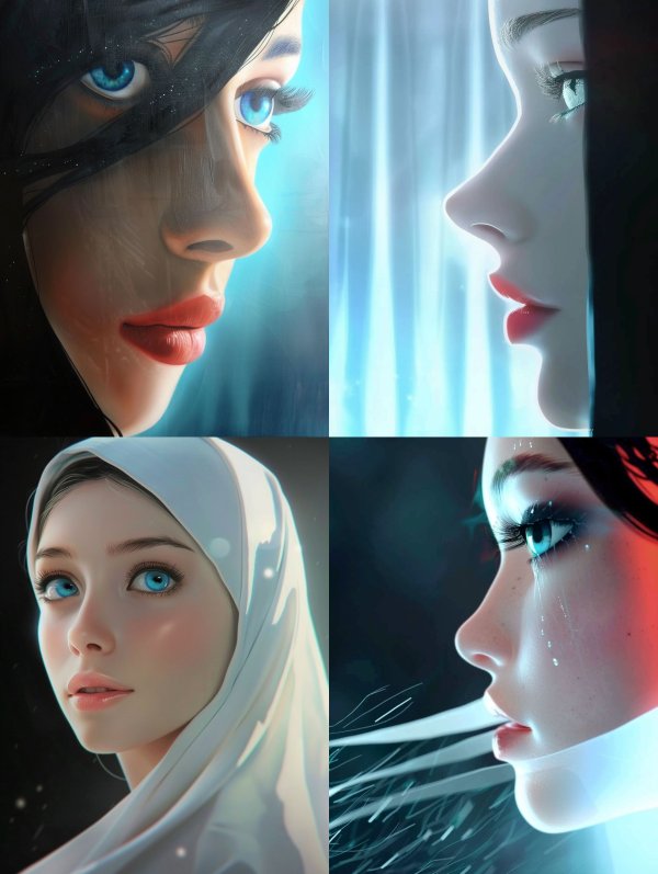 Ethereal Gazes: A Study in Digital Emotion