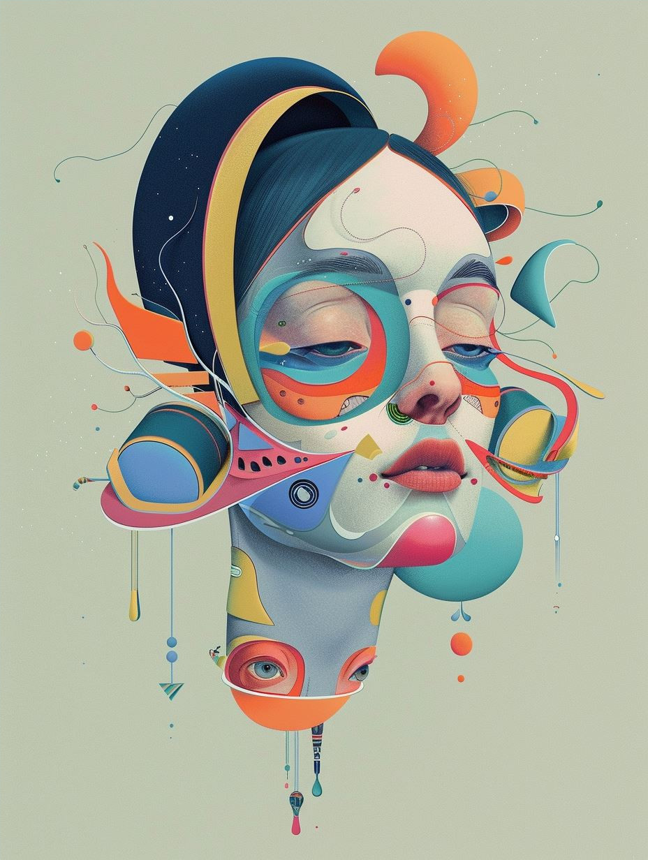 Fragmented Dreams of Modern Faces - Image 4