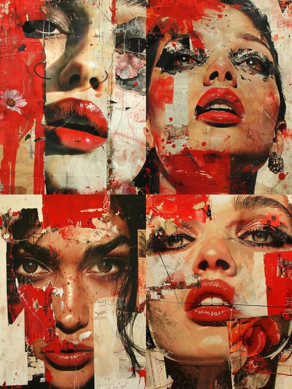 Crimson Fragmented Muse
