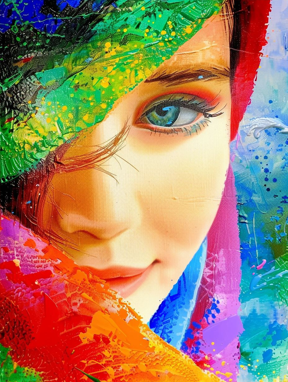 Vibrant Prism of Feminine Spirit - Image 4