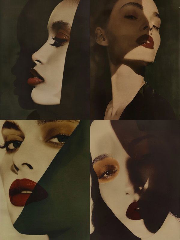 Ethereal Shadow Portrait Study