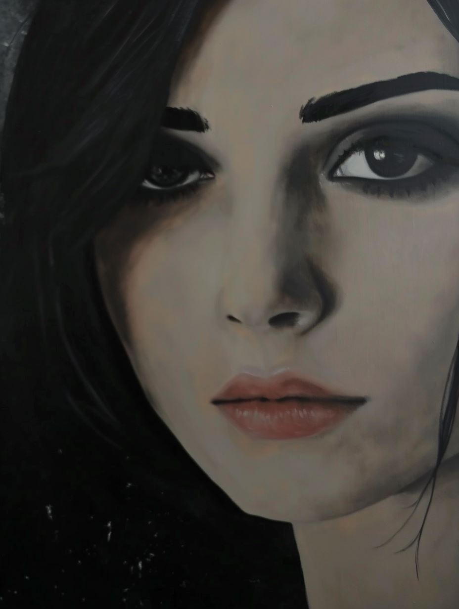 Melancholy Gaze in Shadow - Image 4
