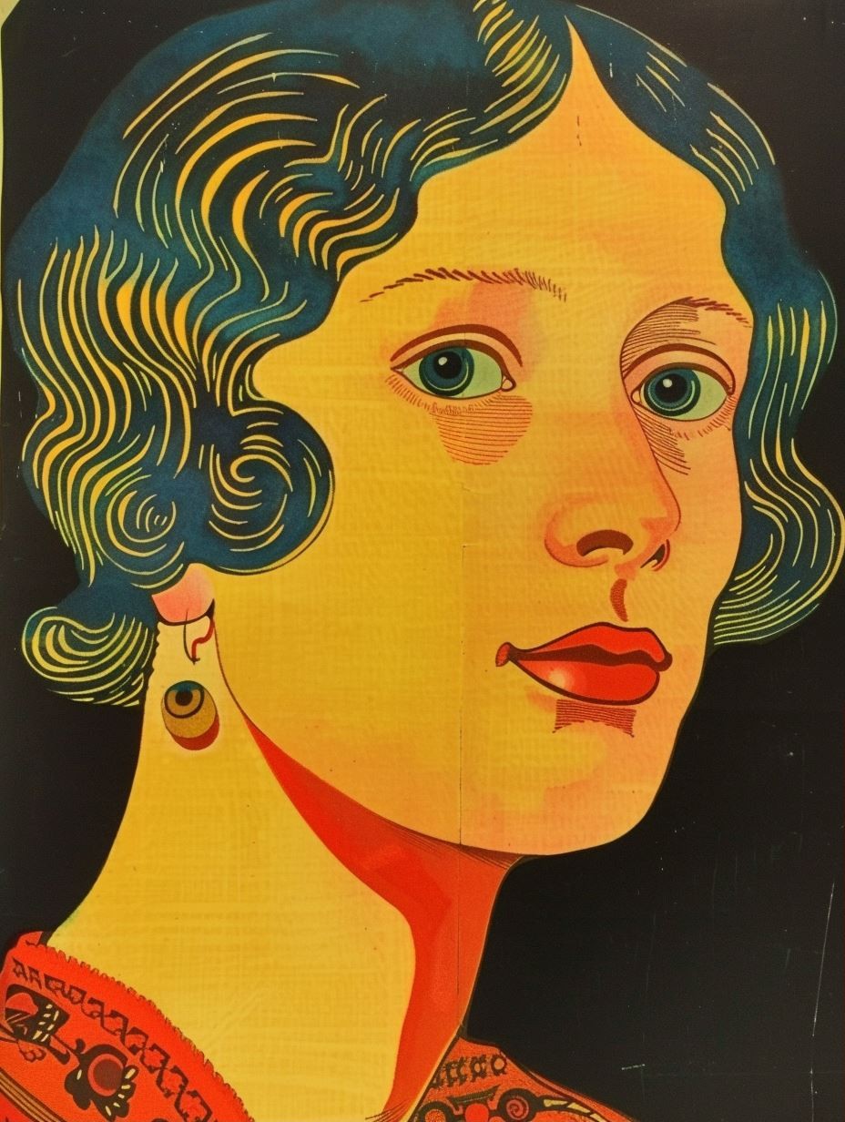 Vintage Pop Art Muse - Image 1