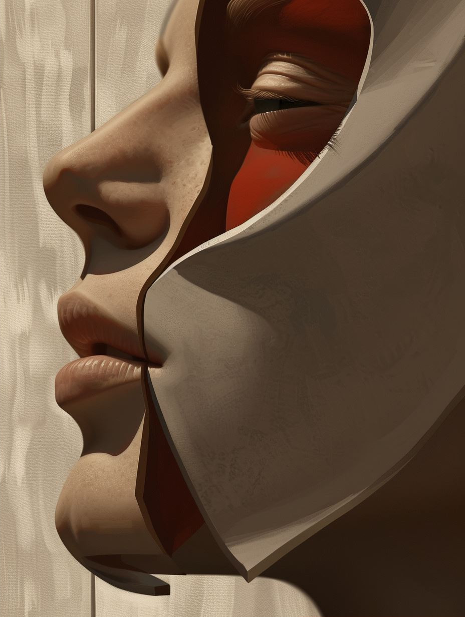Fragmented Sculptural Portrait Studies - Image 2