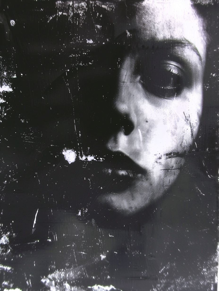Haunting Shadows of Noir Portraits - Image 1