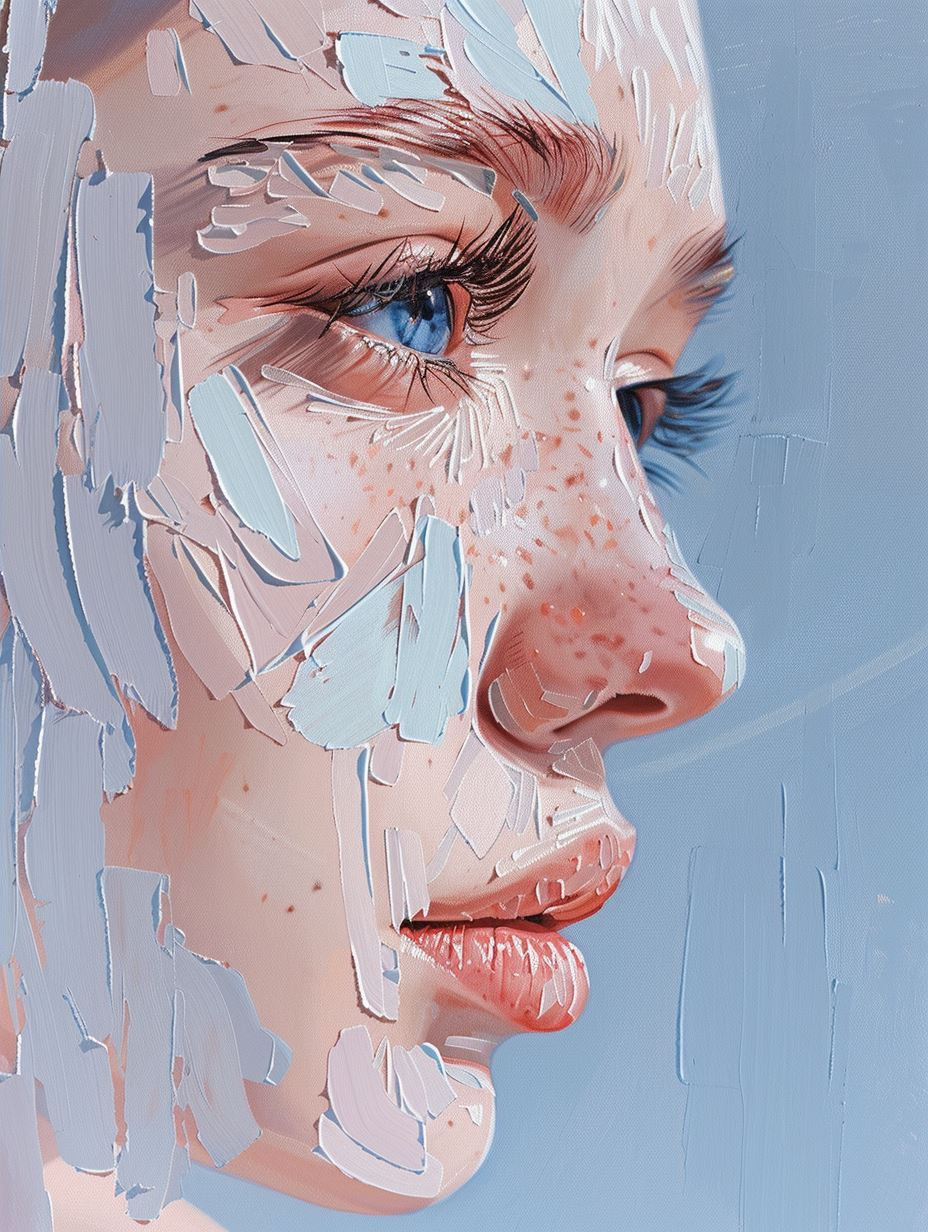 Fragmented Ethereal Oil Portraits - Image 2