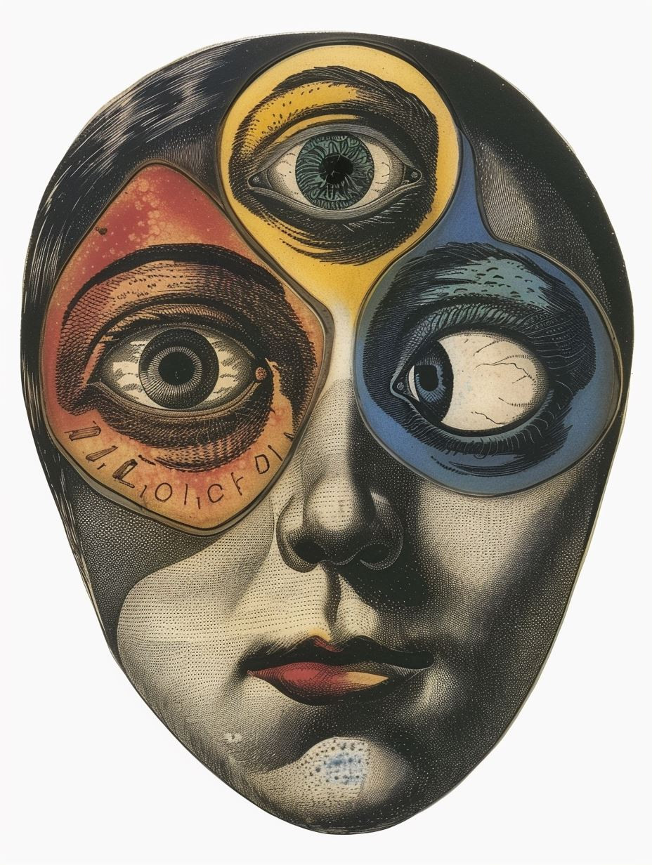 Surrealist Fragmented Portrait Studies - Image 1