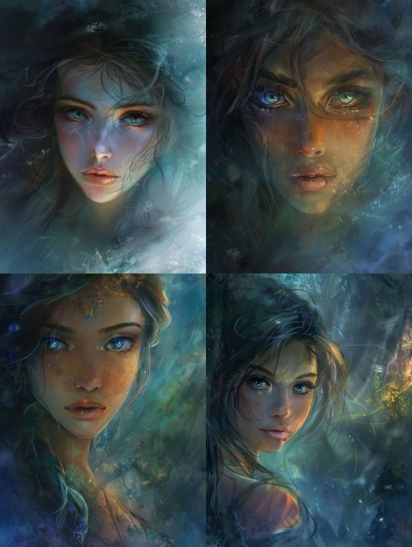 Ethereal Gaze in Deep Waters