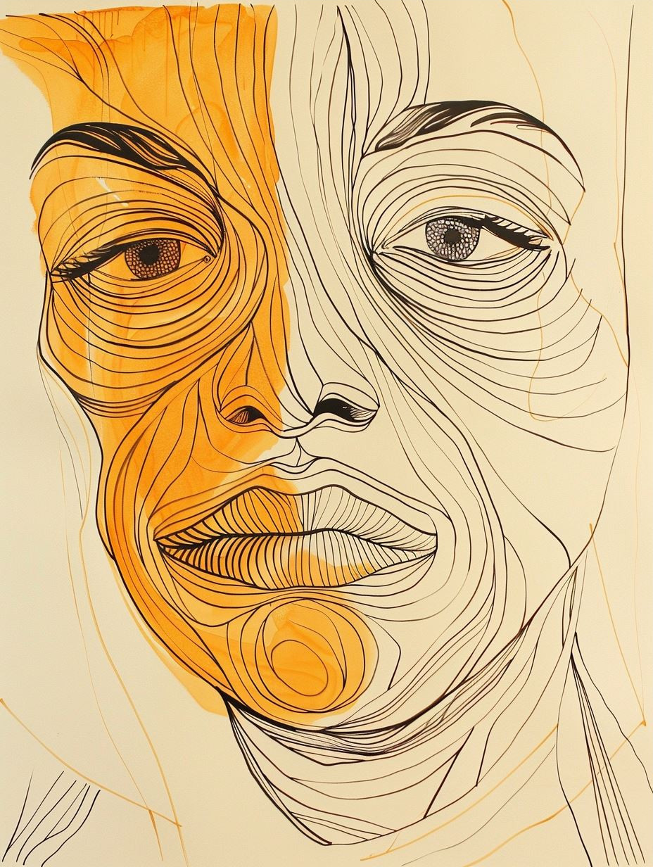 Fluid Linear Portrait Studies - Image 3
