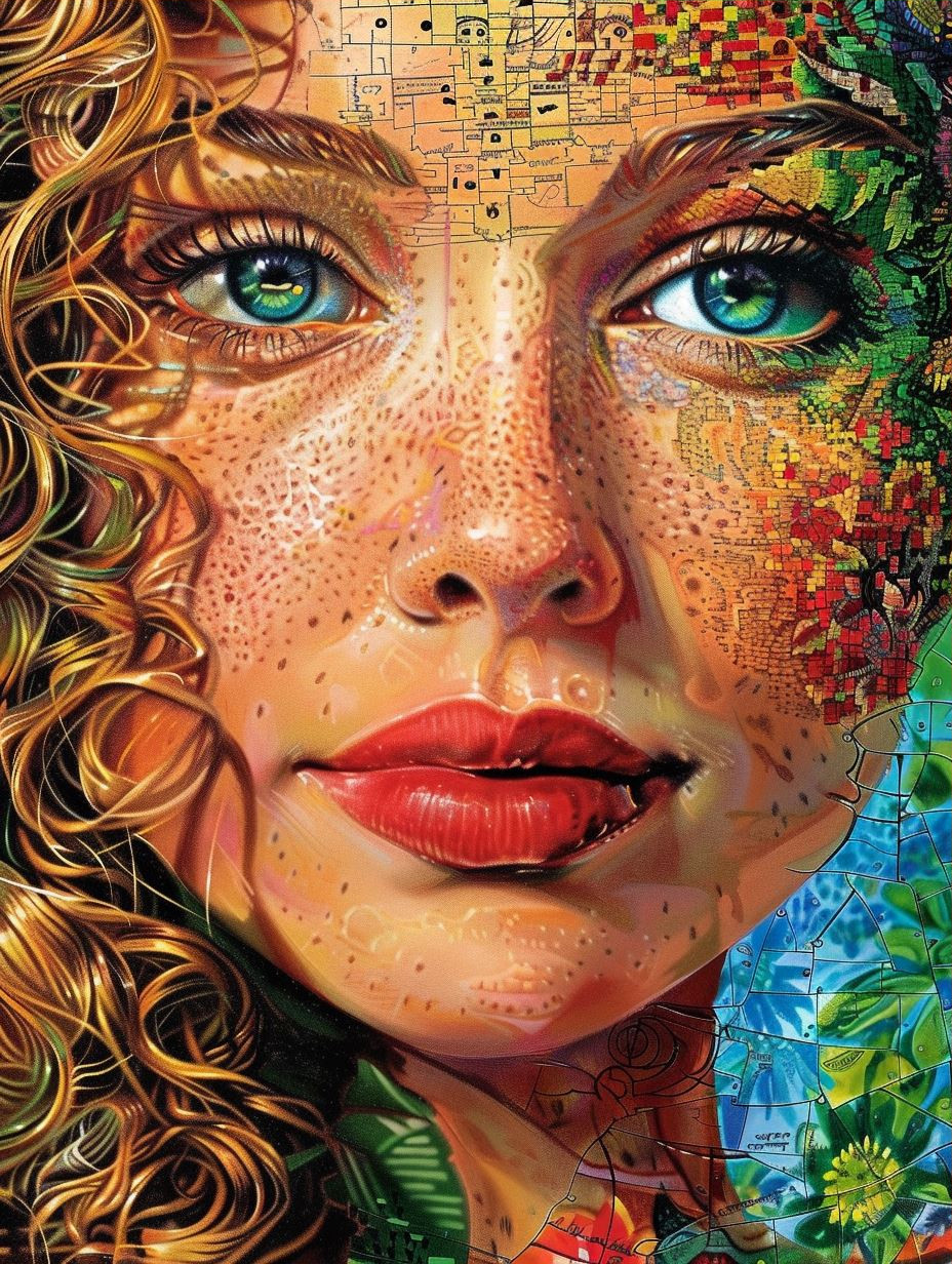 Vibrant Visions of Freckled Beauty - Image 3