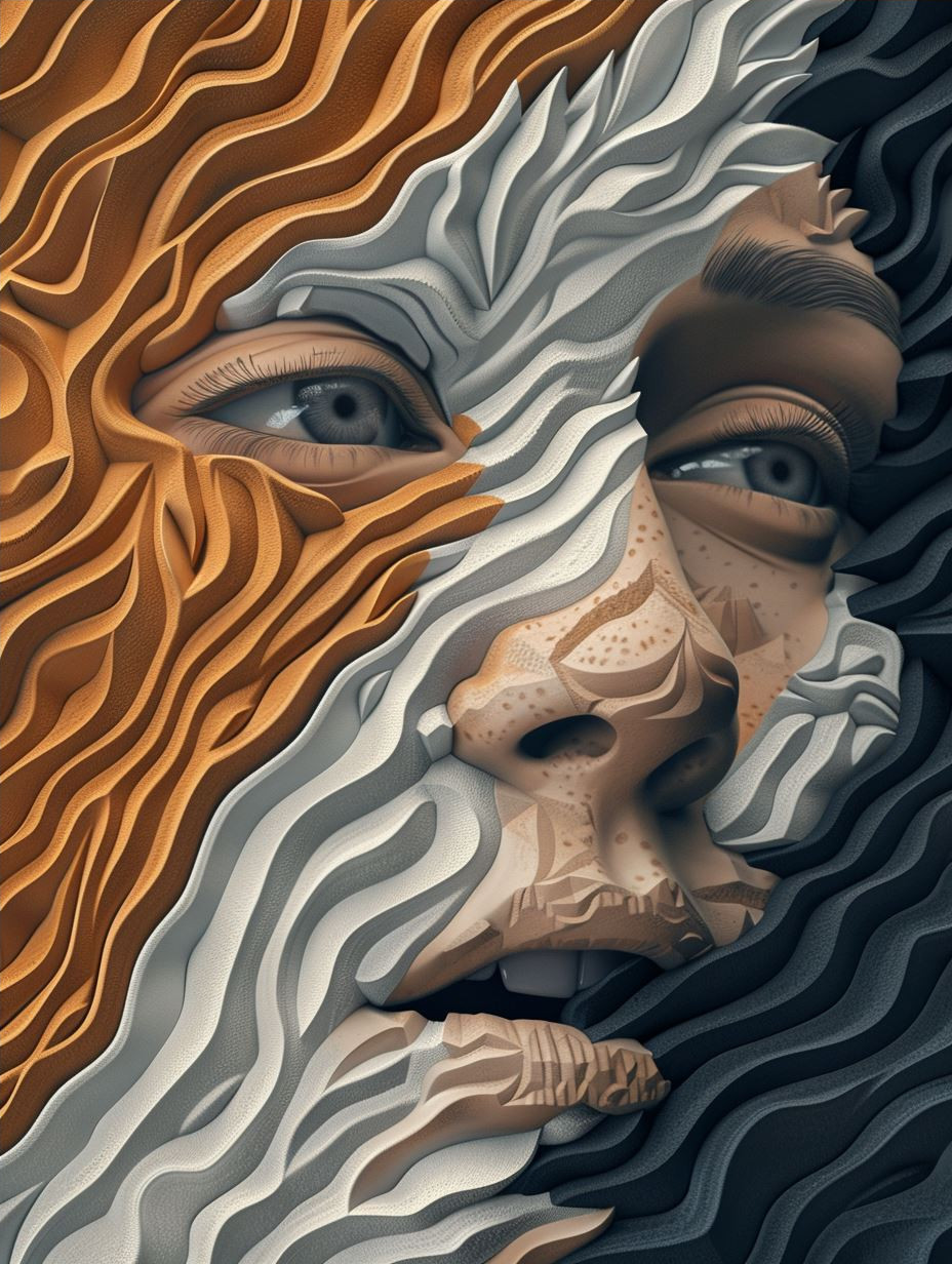Fluid Sculpted Human Portraits - Image 4