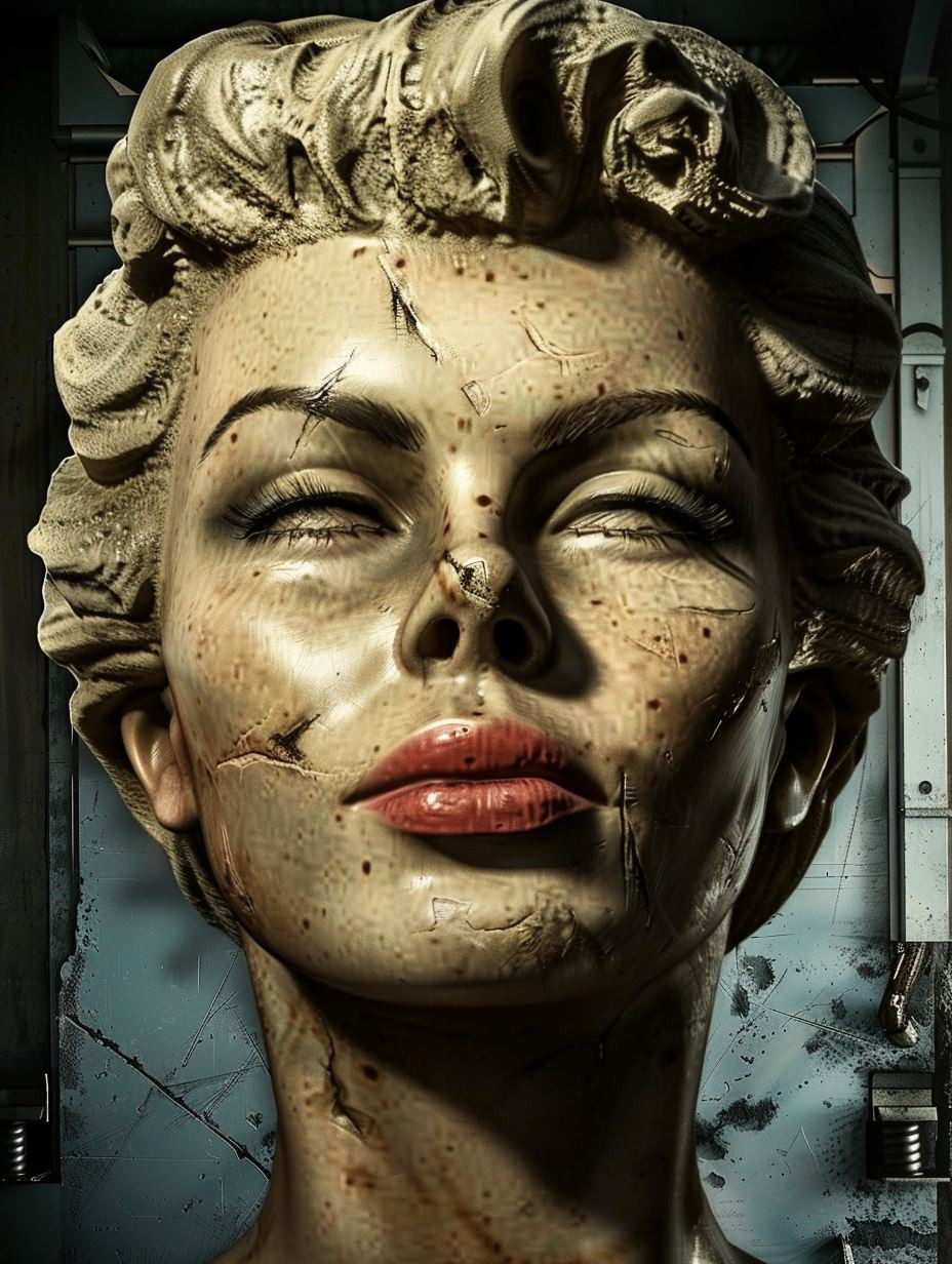 Fractured Beauty: A Study in Decay - Image 3