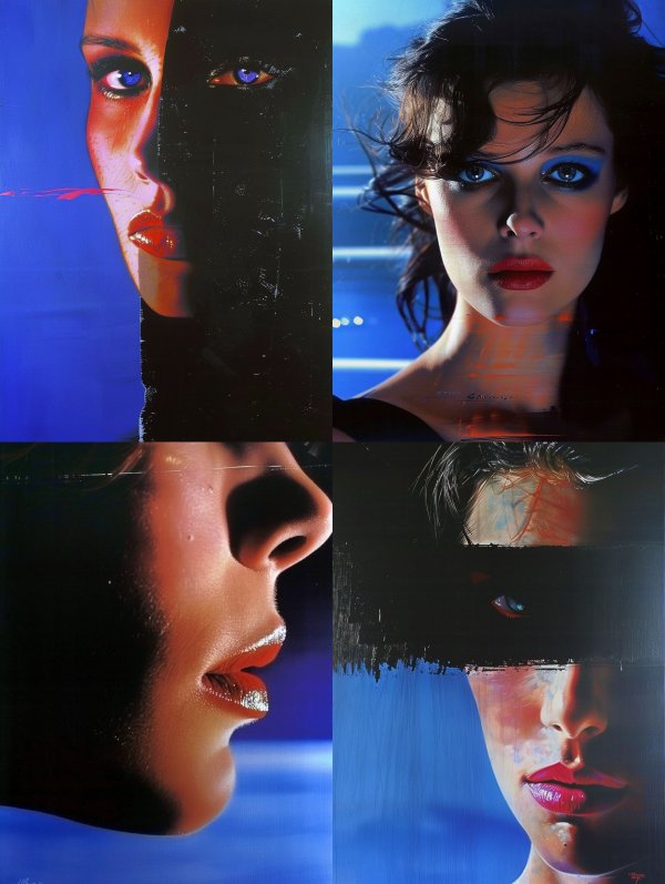 Fragments of a Blue Gaze