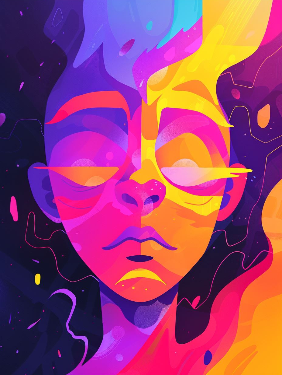 Neon Dreams in Vibrant Hue - Image 3