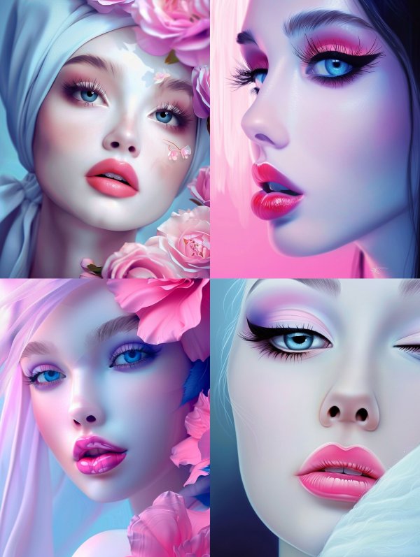 Ethereal Beauty in Pastel Hues