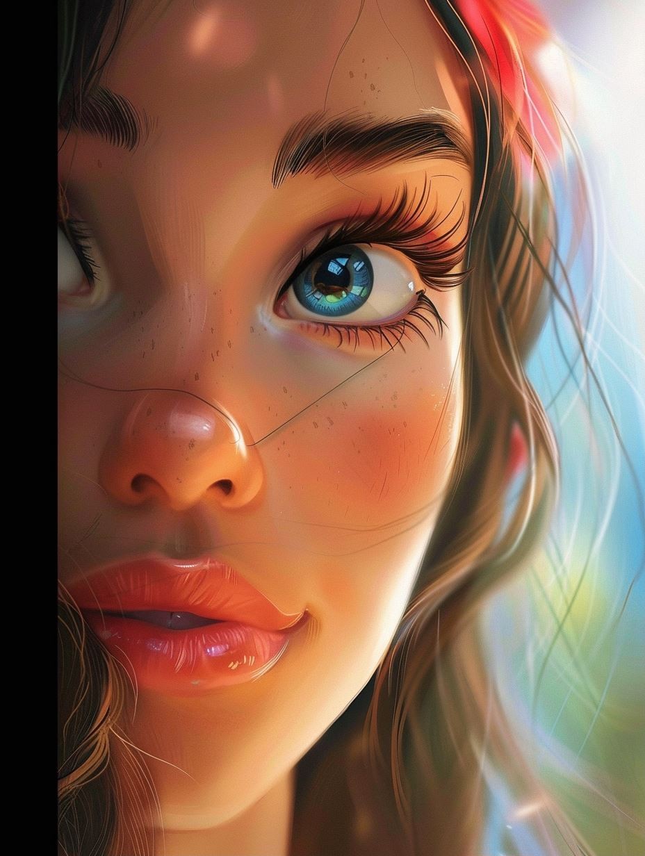 Sun-Drenched Ethereal Portrait - Image 1