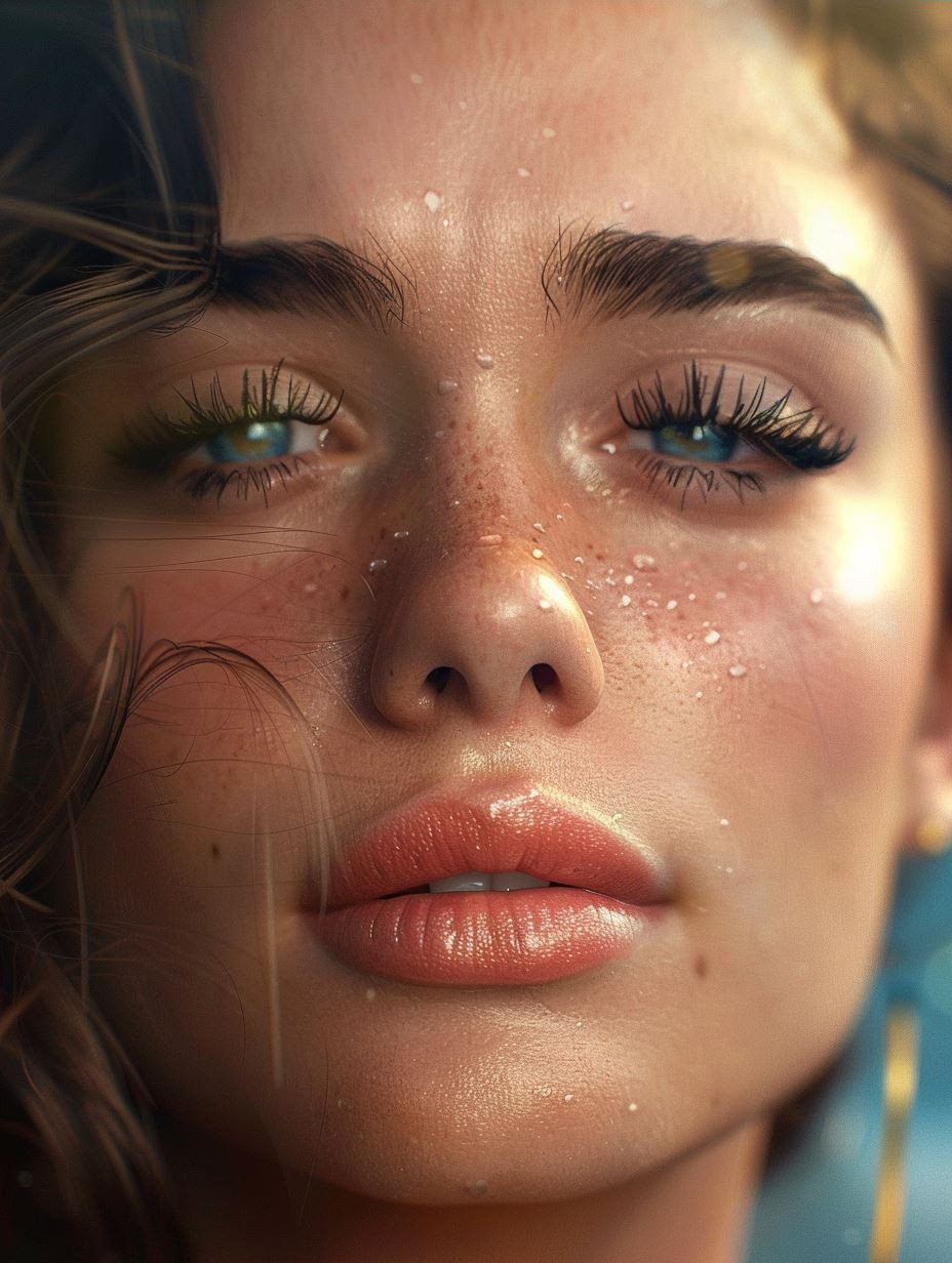 Ethereal Dewy Skin Portrait - Image 4